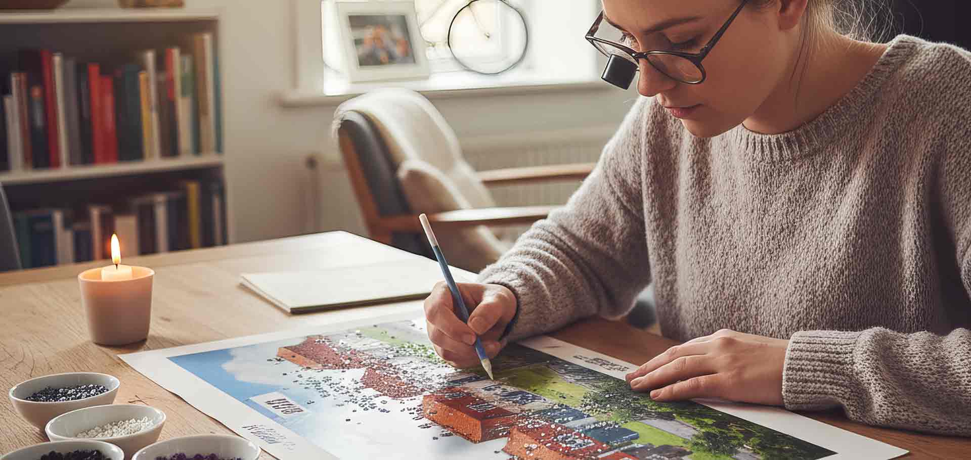 5D Diamond Paint meditation smartbrille.dk